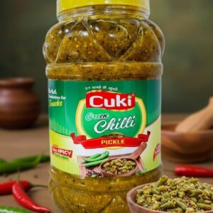 Home green chilli pickle